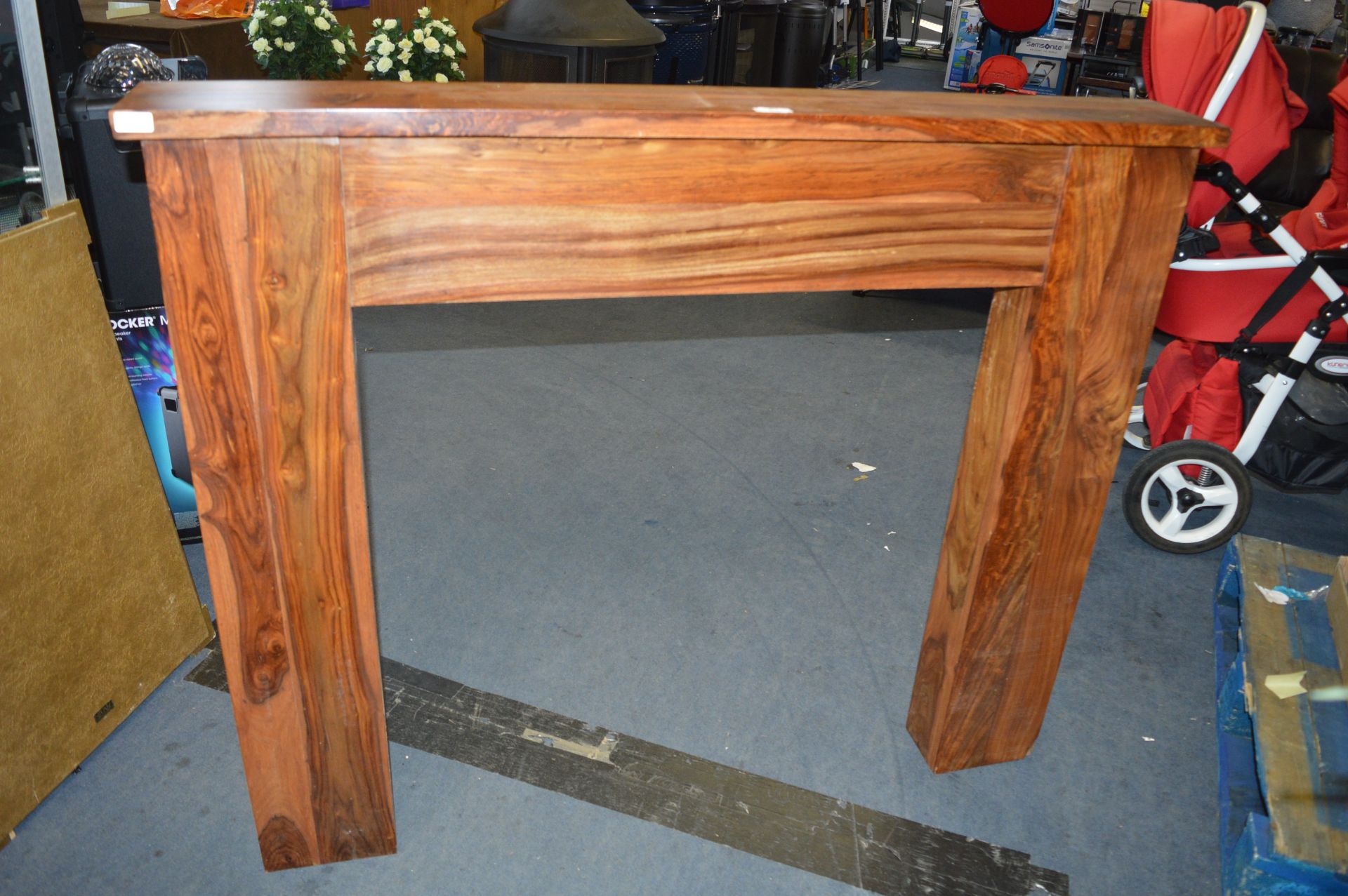 Teak Fire Surround