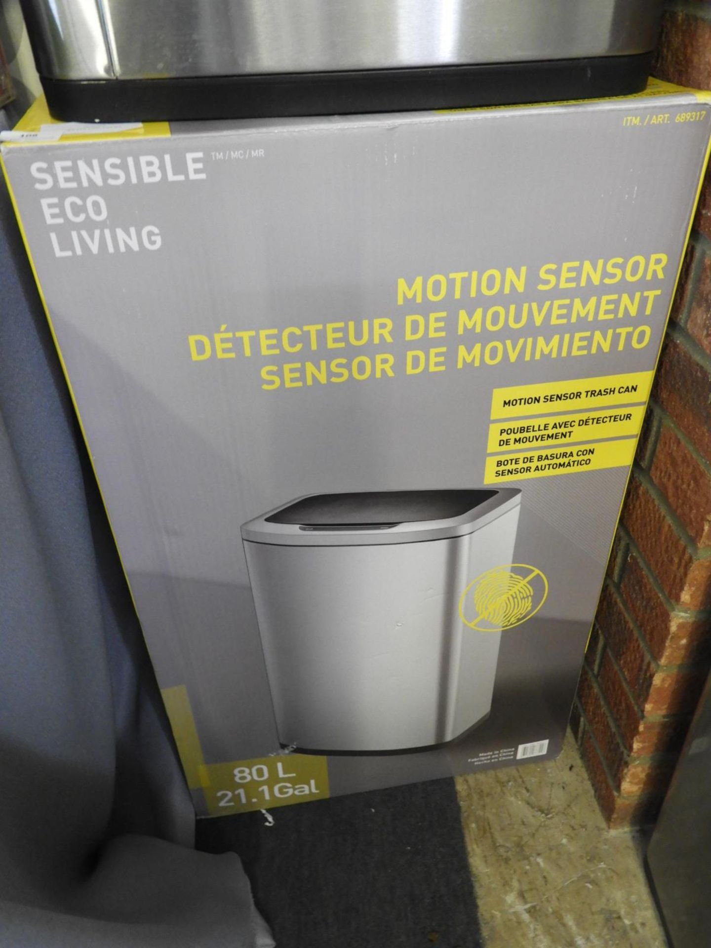 *80l Motion Sensor Waste Bin