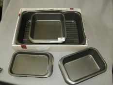 *Metallic Bakeware 6pce Set