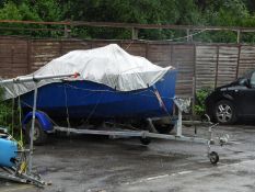Hand Built Gaff Rig Day Sailing Boat with Road Trailer