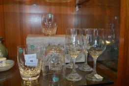 Stuart Crystal Glassware, Wine Glasses, etc.