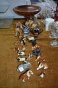 Collection of Small Pottery Animals etc.