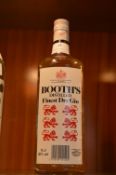 Bottle of Booth's Dry Gin