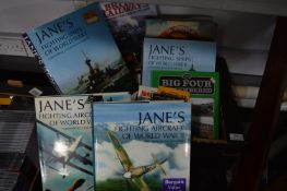 Box of Books Including Jane's Fighting Ships and A