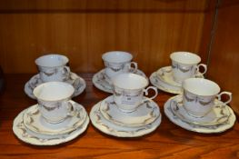 Part Tea Service Six Trios