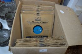 Box of 78rpm Records