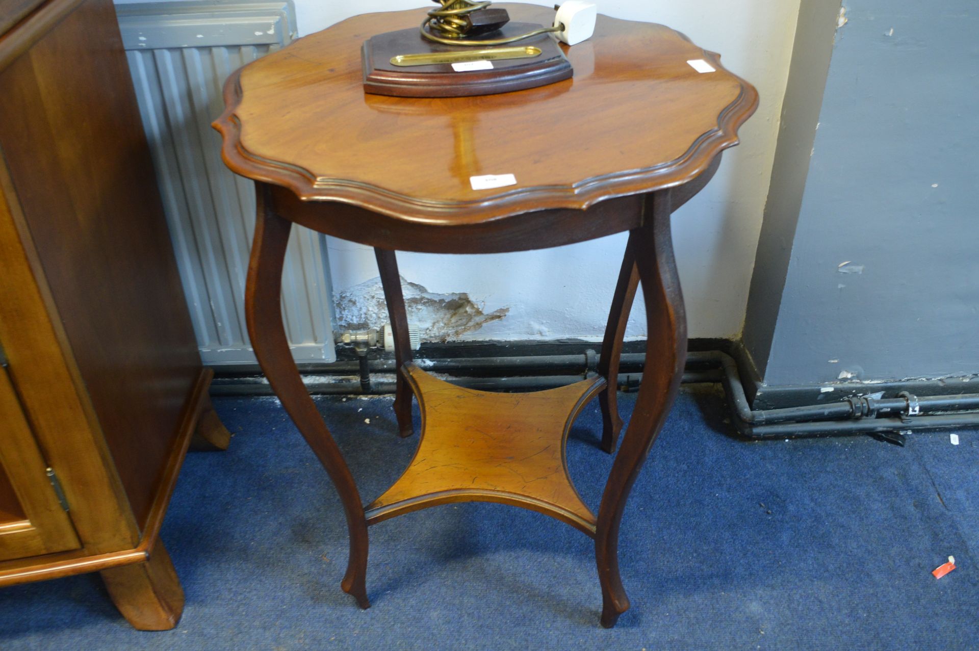 Mahogany Piecrust Occasional Table