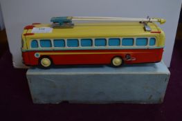 Boxed Tinplate Trolley Bus