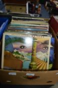 Box of 12" LP Records