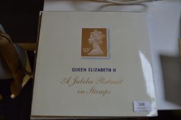Jubilee Portrait of Queen Elizabeth II in Stamps