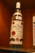 Bottle of Bacardi White Rum
