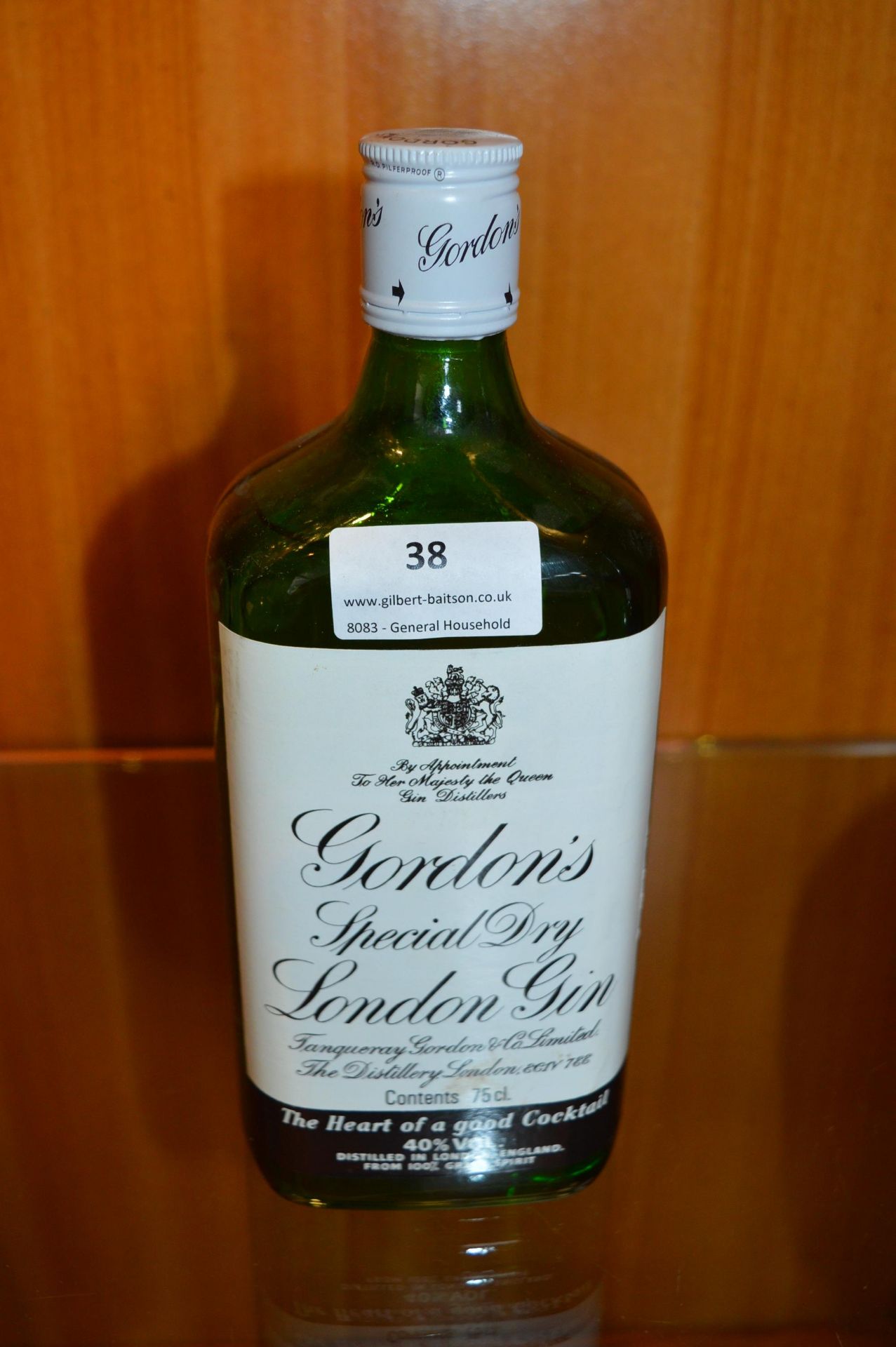 Bottle of Gordon's London Dry Gin