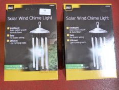 *Two Solar Wind Chime Lights