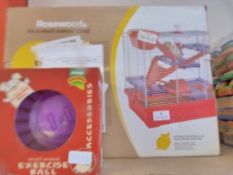 *Rosewood Hamster Cage and a Exercise Ball