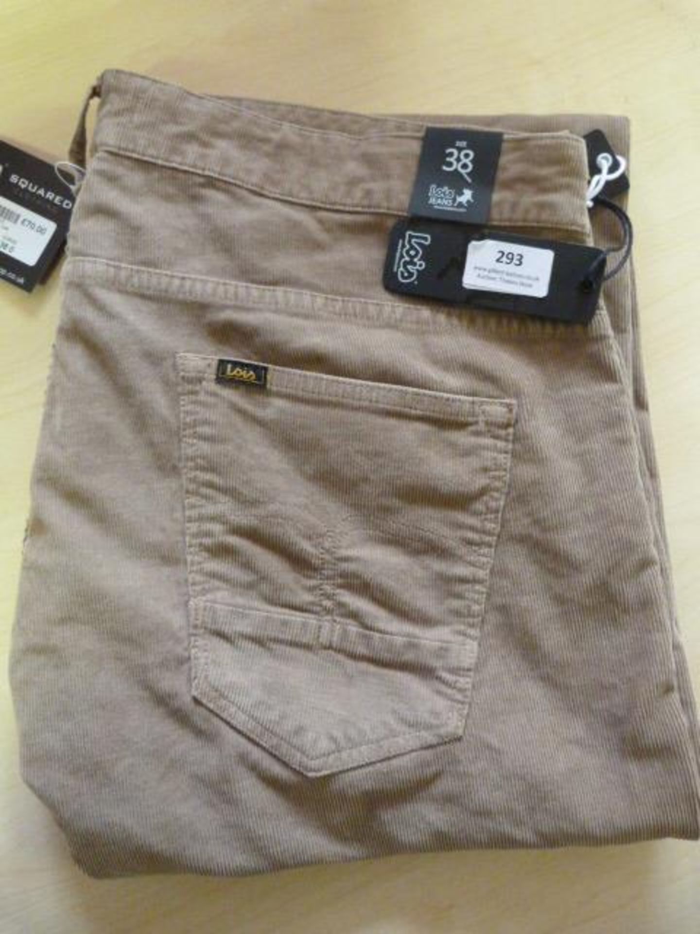 *Lois Sierra Corduroy Trousers Size: 38