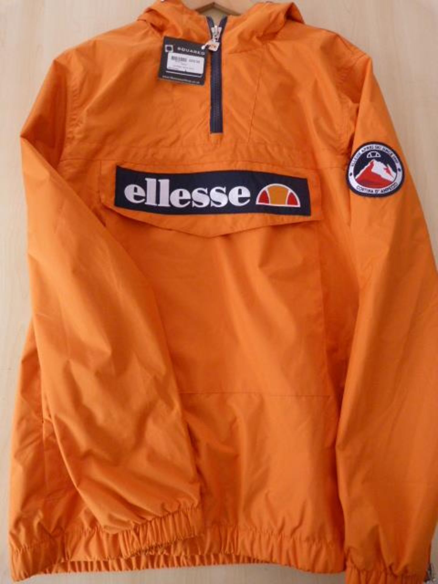 *Ellesse Jaffer Orange Mont Jacket Size: Large