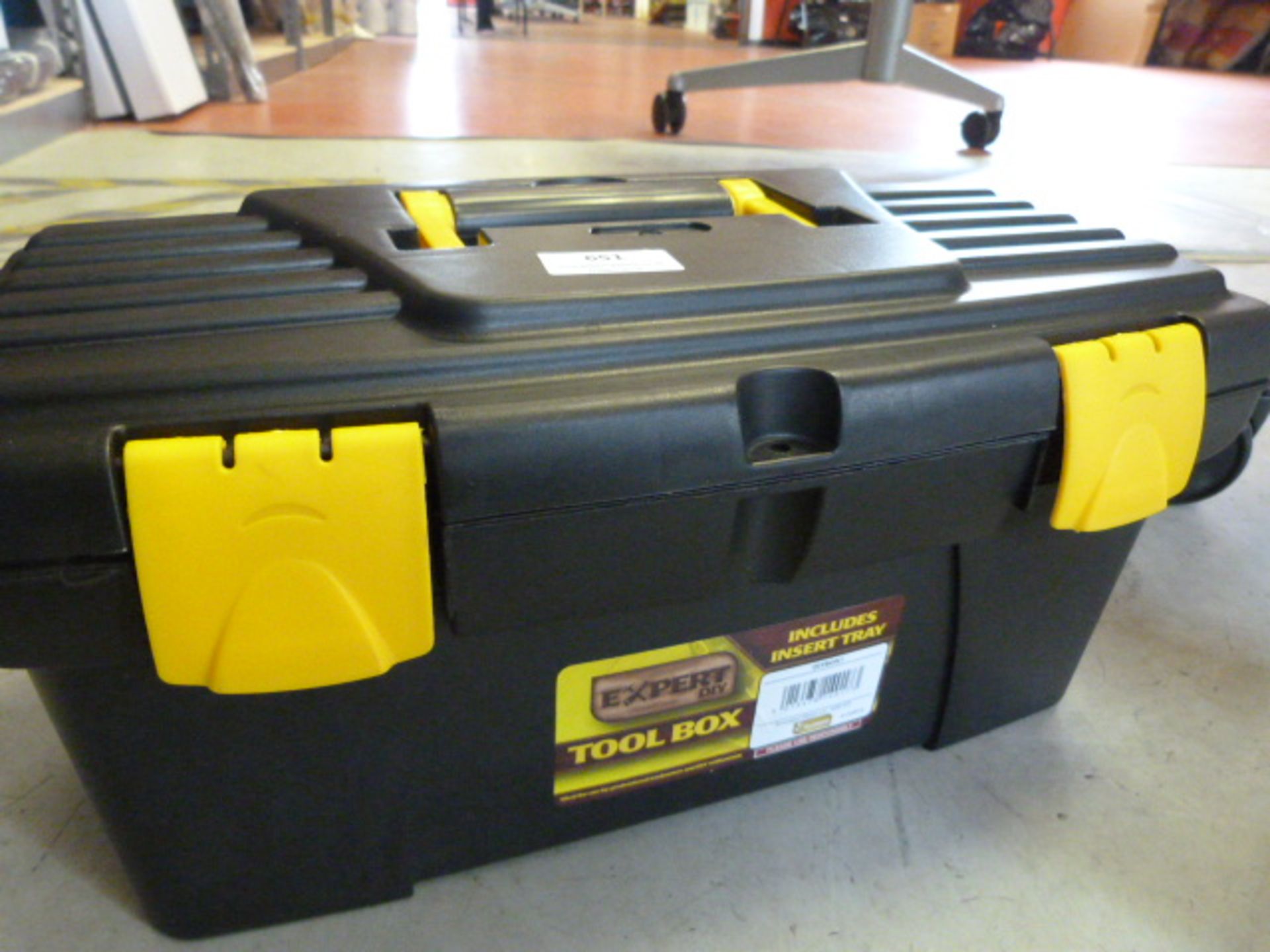 *Plastic Toolbox with Insert Tray