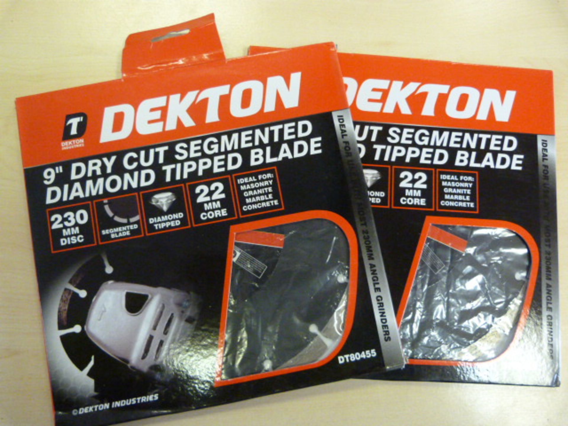 *Two Dekton 9" Dry Cut Circular Saw Blades