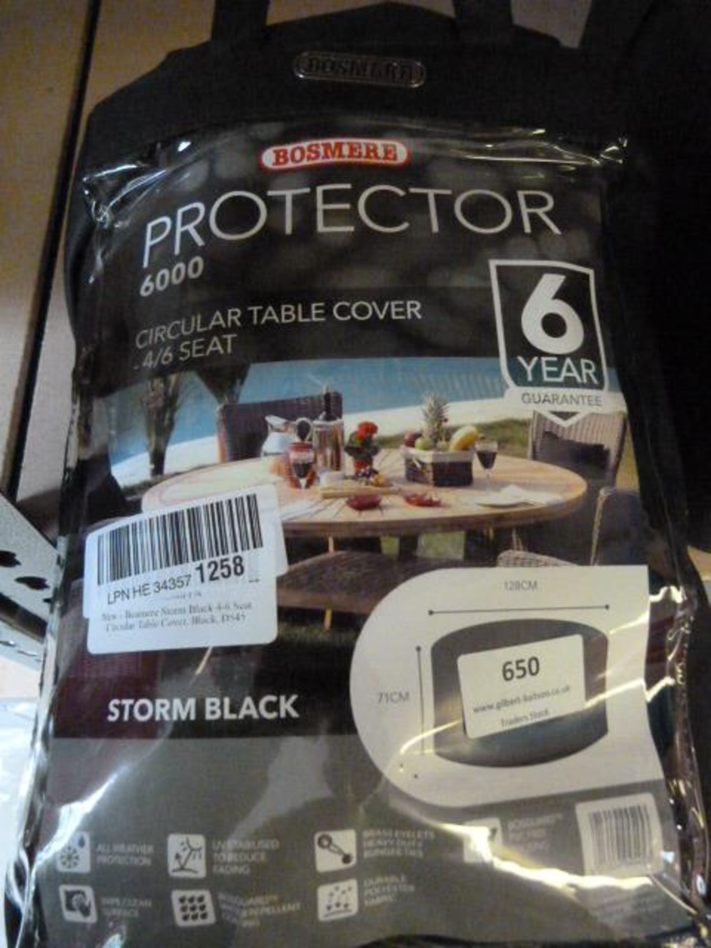 *Protector 6000 4-6 Seat Table Cover