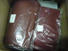 *Twenty Nine 60"x60" Tablecloths (7x Burgundy, 19x