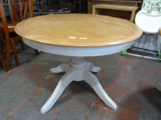 *Painted Wooden Dining Table