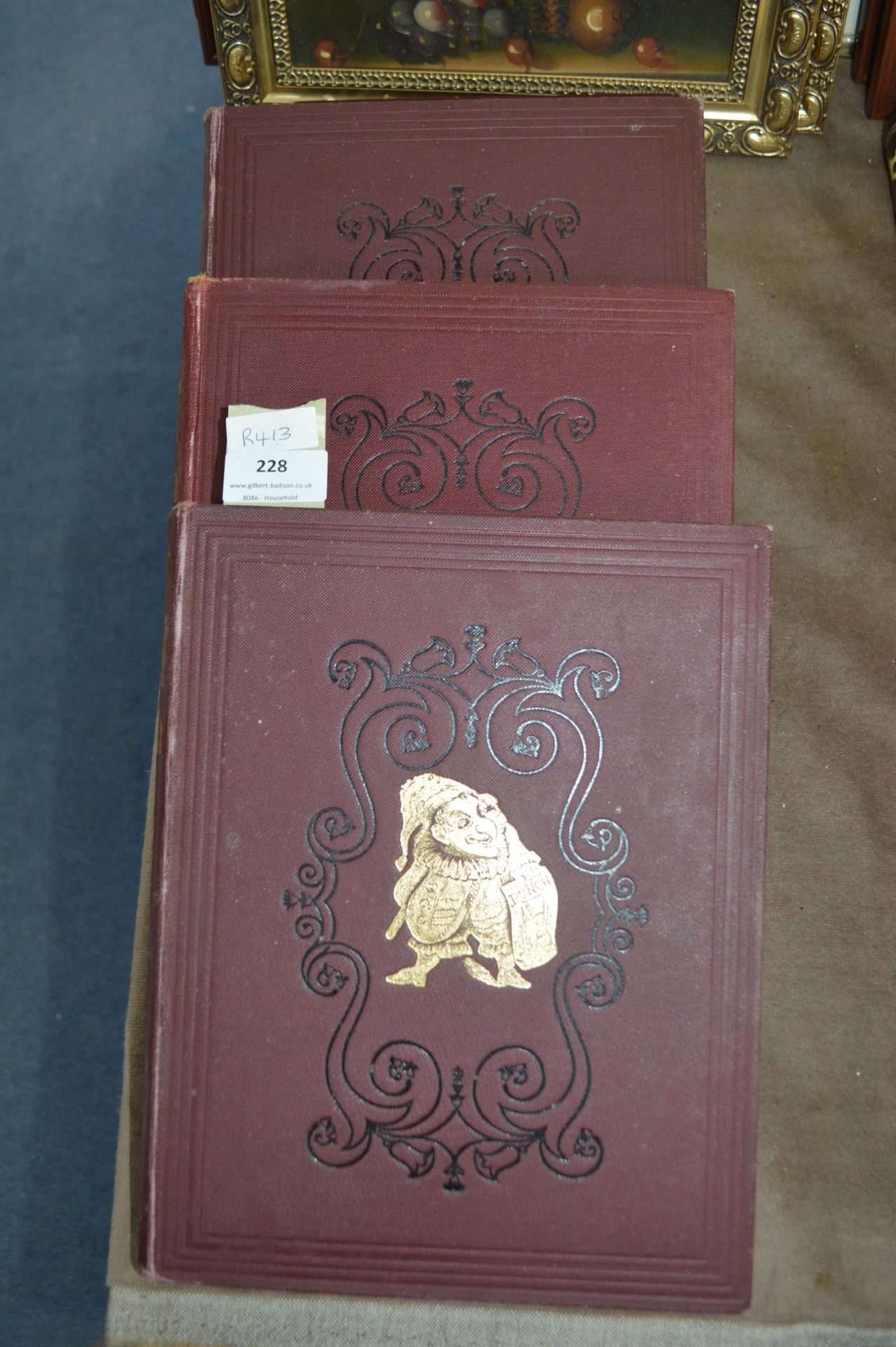 Four Bound Volumes of Punch Magazine 1941, 50, 51