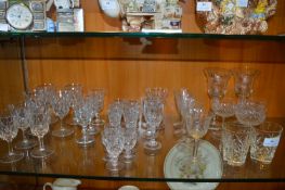 Collection of Wine, Sherry and Other Glasses