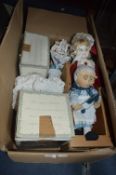 Box Containing Dolls, Bonsai Trees, etc.