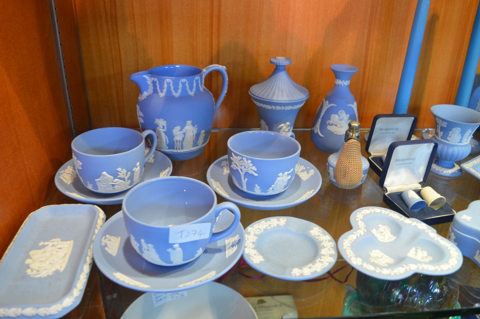 Collection of Wedgwood Blue & White Jasper Ware (3 - Image 3 of 3