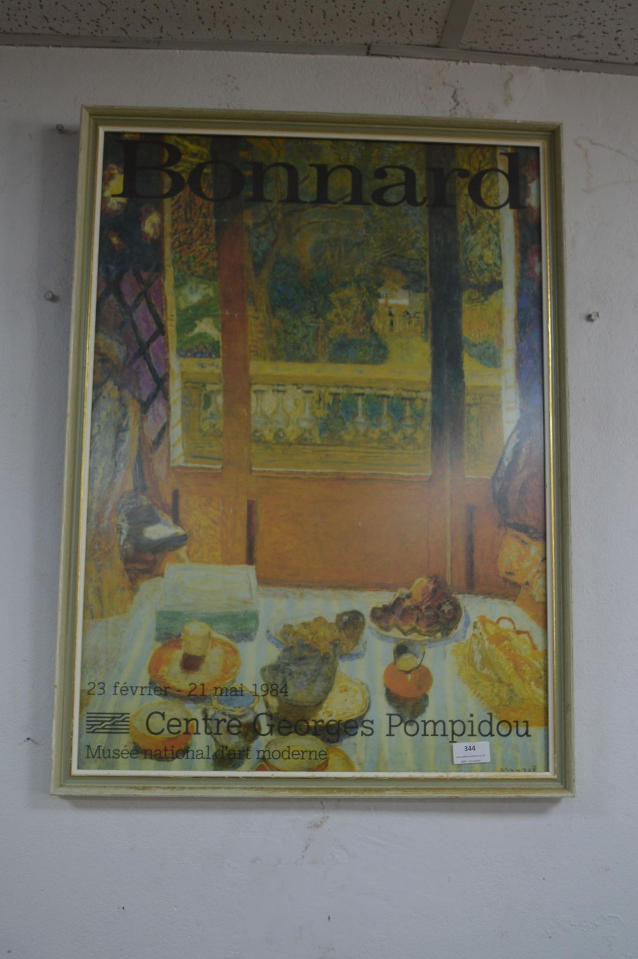 Art Poster for a Bonnard Exhibition