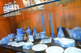 Collection of Wedgwood Blue & White Jasper Ware (3