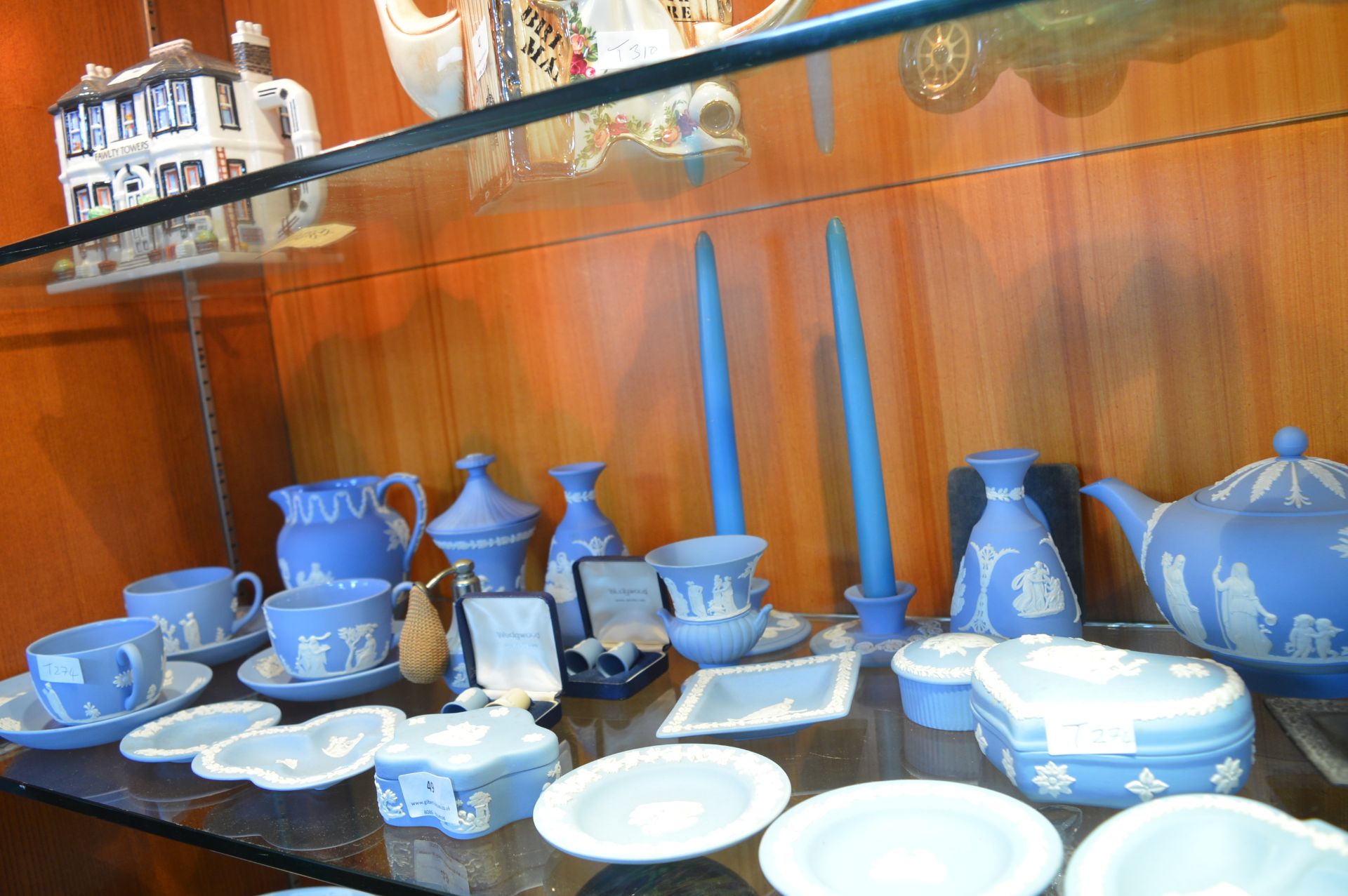 Collection of Wedgwood Blue & White Jasper Ware (3