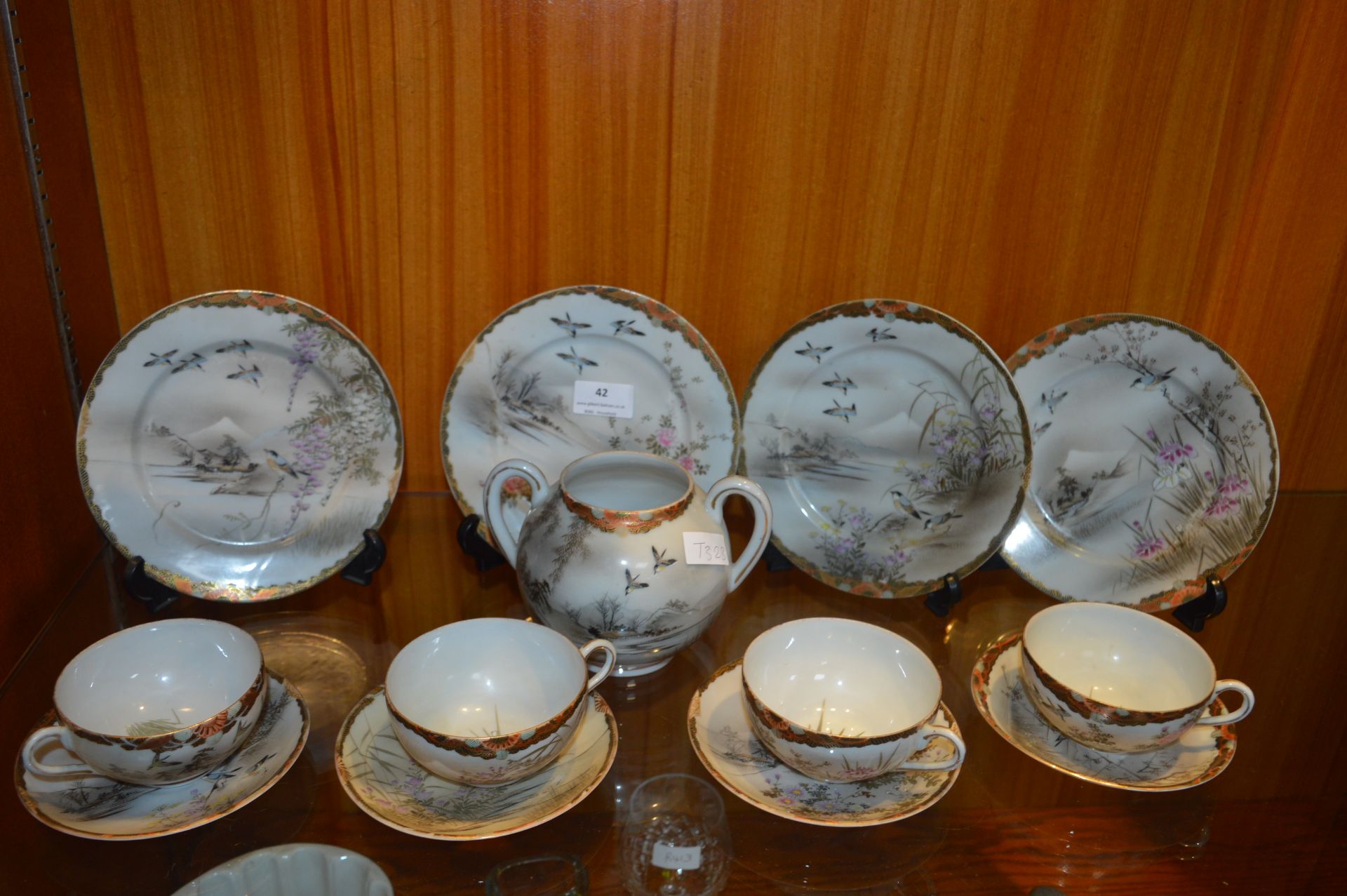 Japanese Egg Shell Part Tea Service