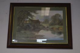Framed Print - Country River Scene