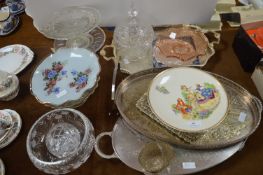 Plated Trays, Cake Stands, Covered Dishes, etc.
