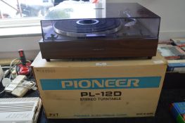 Pioneer PL12B Stereo Turntable (Unused in Original