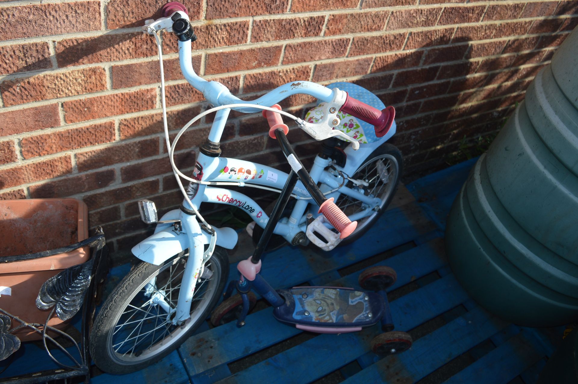 Apollo Child's Bicycle and a Scooter