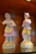 Pair of German Bisque Figurines