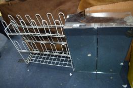 Mirrored Bathroom Cabinet and Shoe Rack