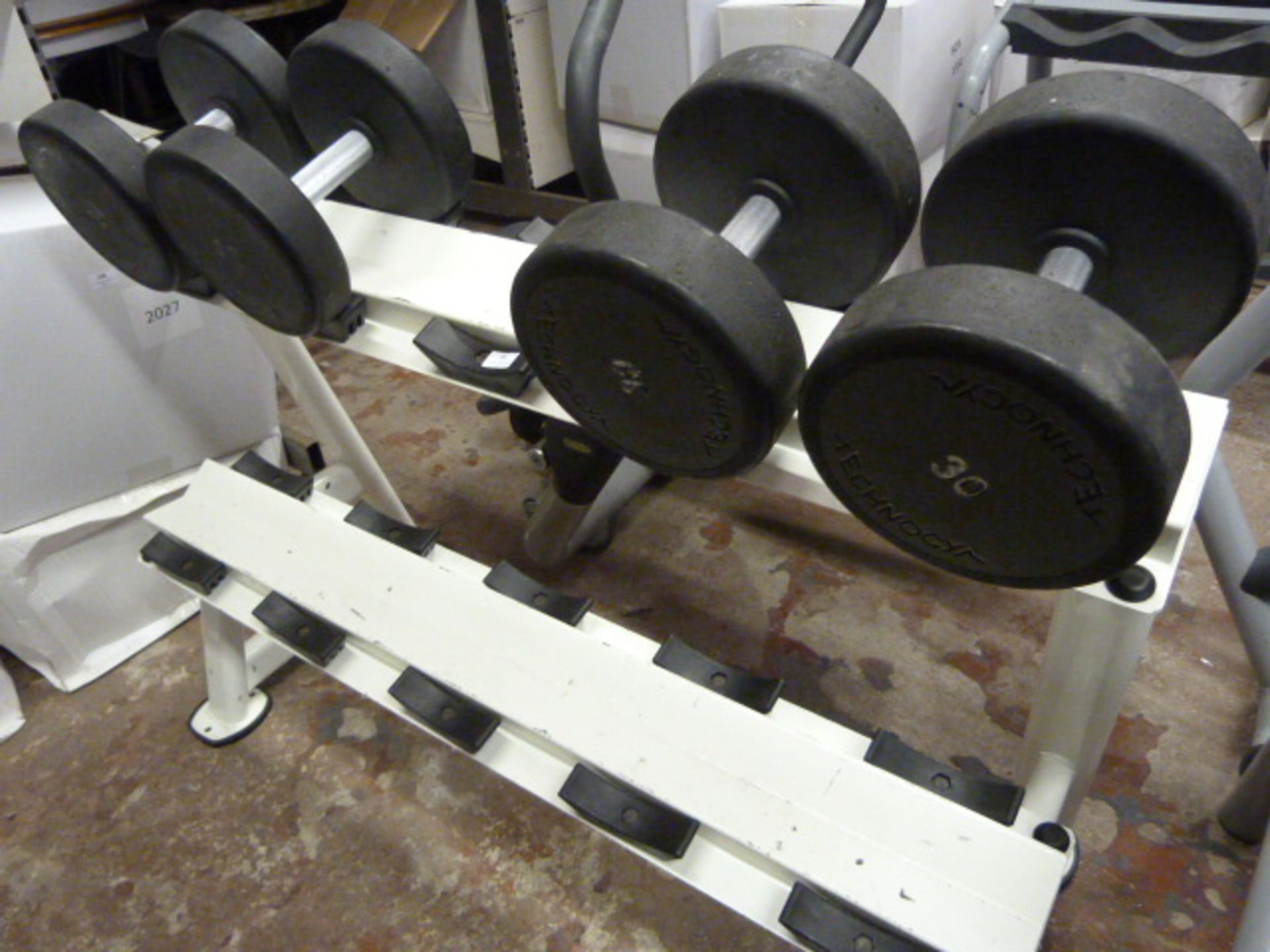 *Jordan Dumbbell Rack with 24kg and 30kg Weights