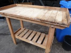 Small Pine Workbench 120x55x91cm