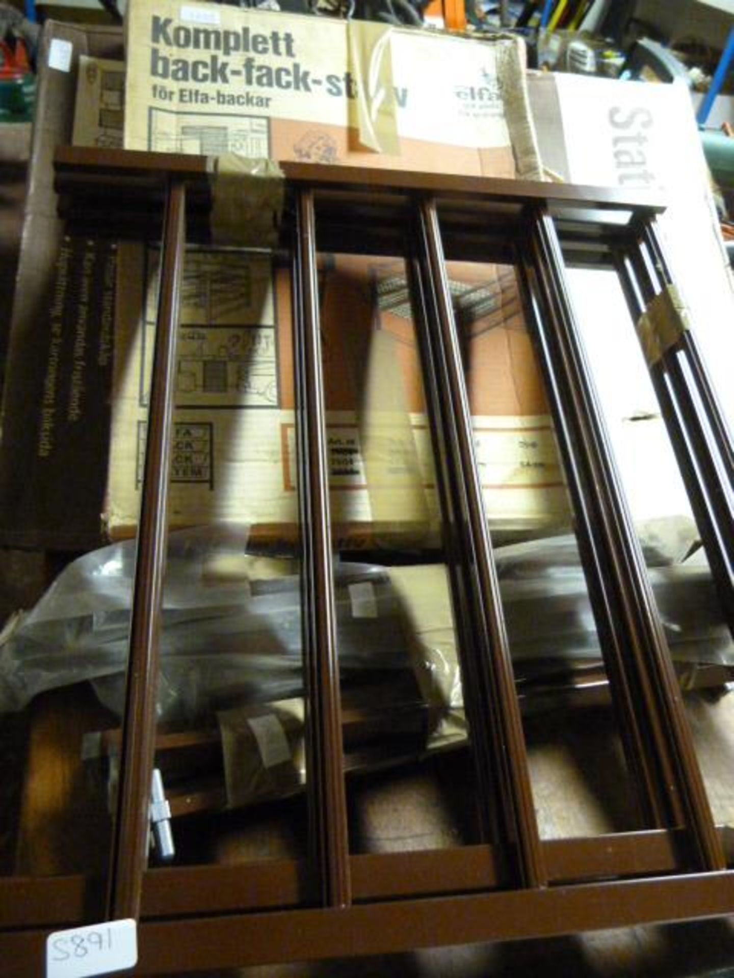 Three Sets of Domestic Metal Racking