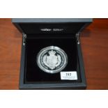 Royal Mint Sapphire Jubilee £10 156g Silver Coin