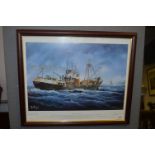 Framed Print of Arctic Corsair by Adrian Thompson