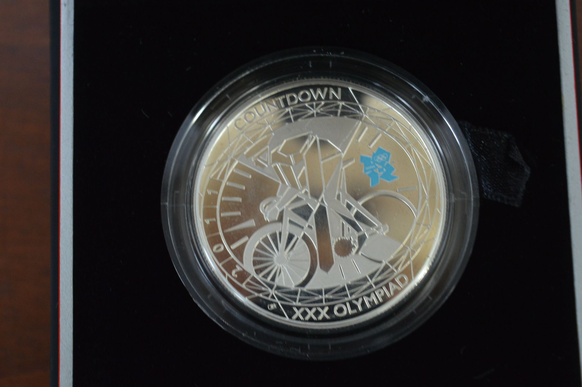 Royal Mint Olympic Countdown Silver Piedfort 2012 - Image 2 of 2