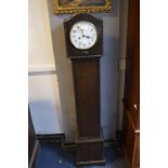 Oak Cased Granddaughter Clock