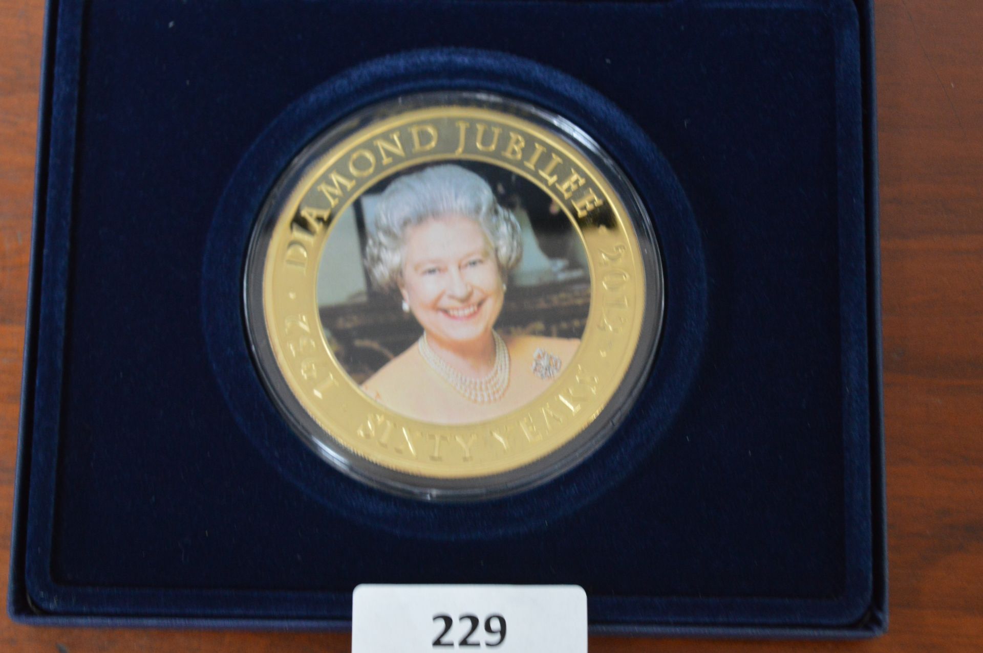 Westminster Diamond Jubilee £5 Coin 24ct Gold on C