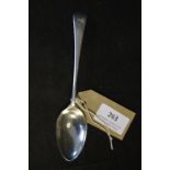 Hallmarked Silver Spoon - London 1785