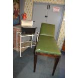Retro Medical Trolley, Vintage Steriliser & Green