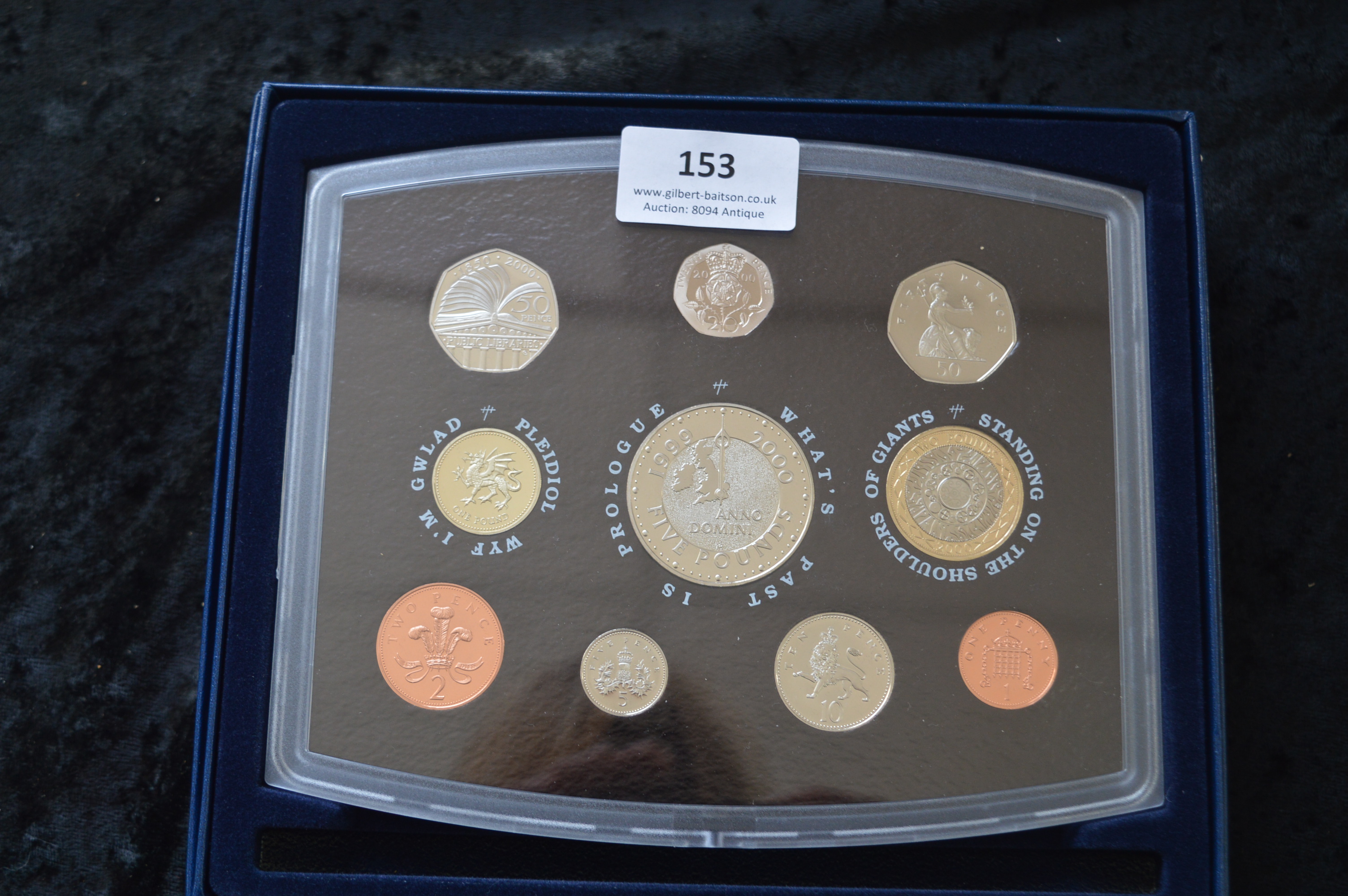 Year 2000 Mint Coin Set - 10 Coins